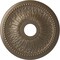 Ekena Millwork Bailey Ceiling Medallion (Fits Canopies up to 5 3/4"), 18"OD x 3 3/4"ID x 1 1/2"P, Warm Silver CM18BIWSS - alternate 1